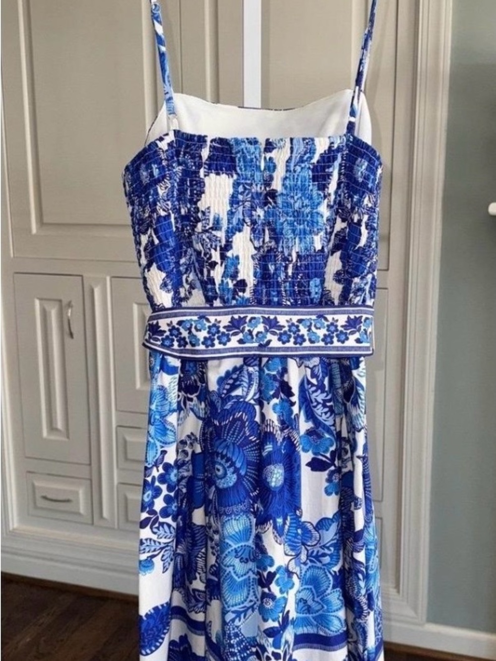 Joie White and Blue Floral Mini Sundress - Picture 5 of 9